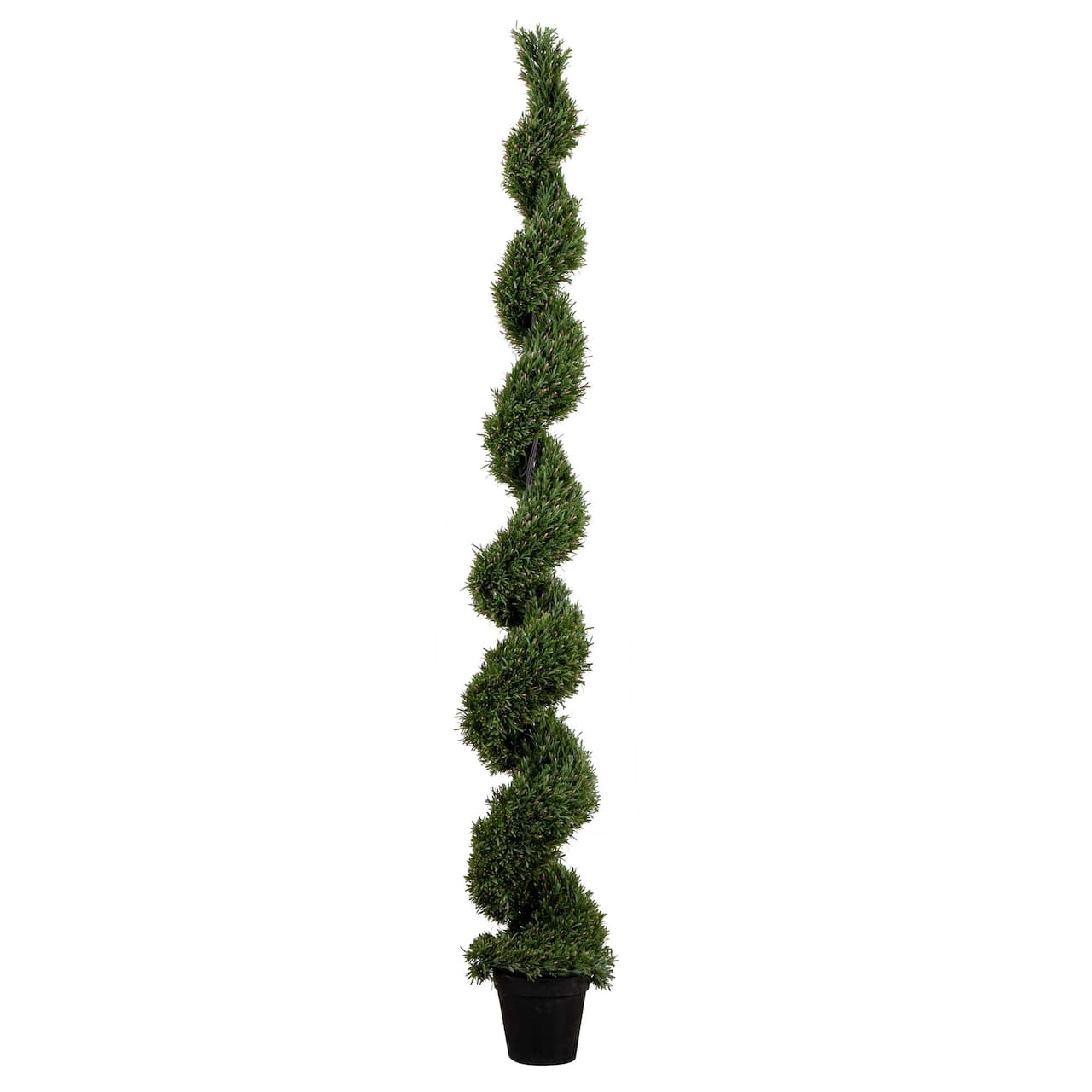 9ft. Potted Artificial Rosemary Spiral Topiary Tree